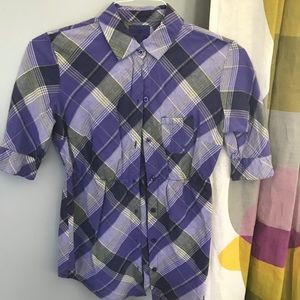 Purple Plaid Shirt